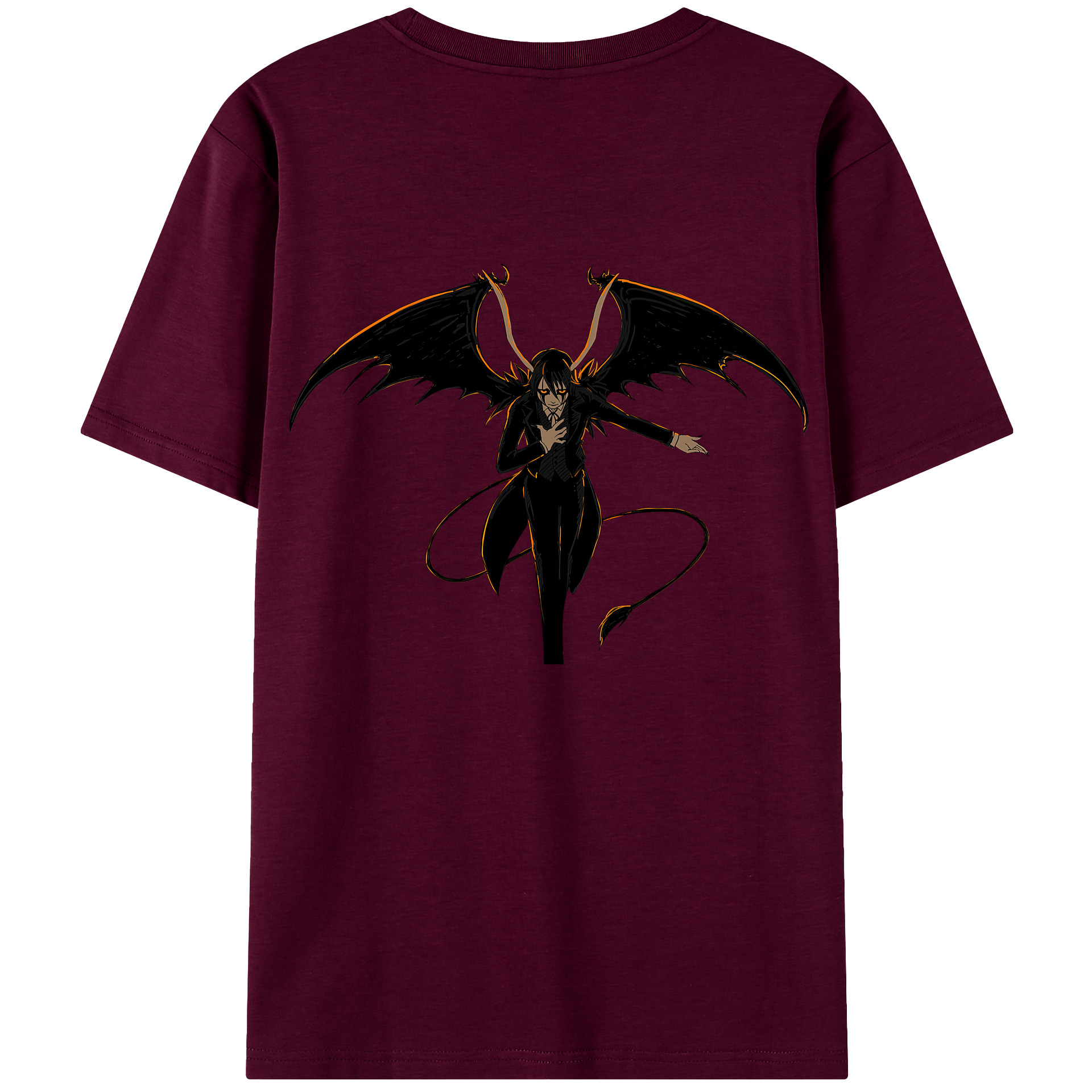 （画像用） ブリーチ ウルキオラ·シファー BLEACH Ulquiorra cifer レディース半袖Tシャツ(バックプリント)